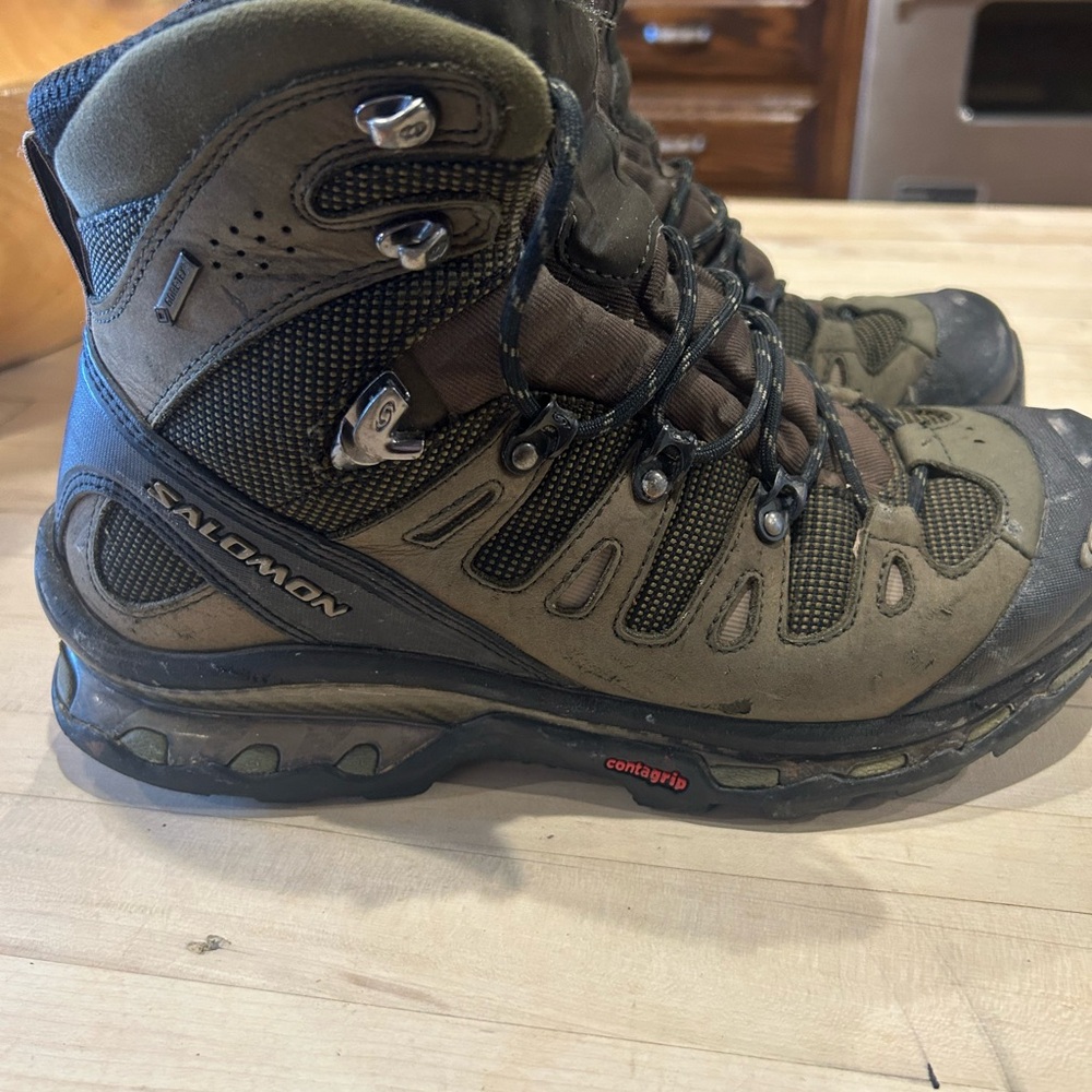 Salomon Men's Boots - Olive and Black - Picture 3 of 5